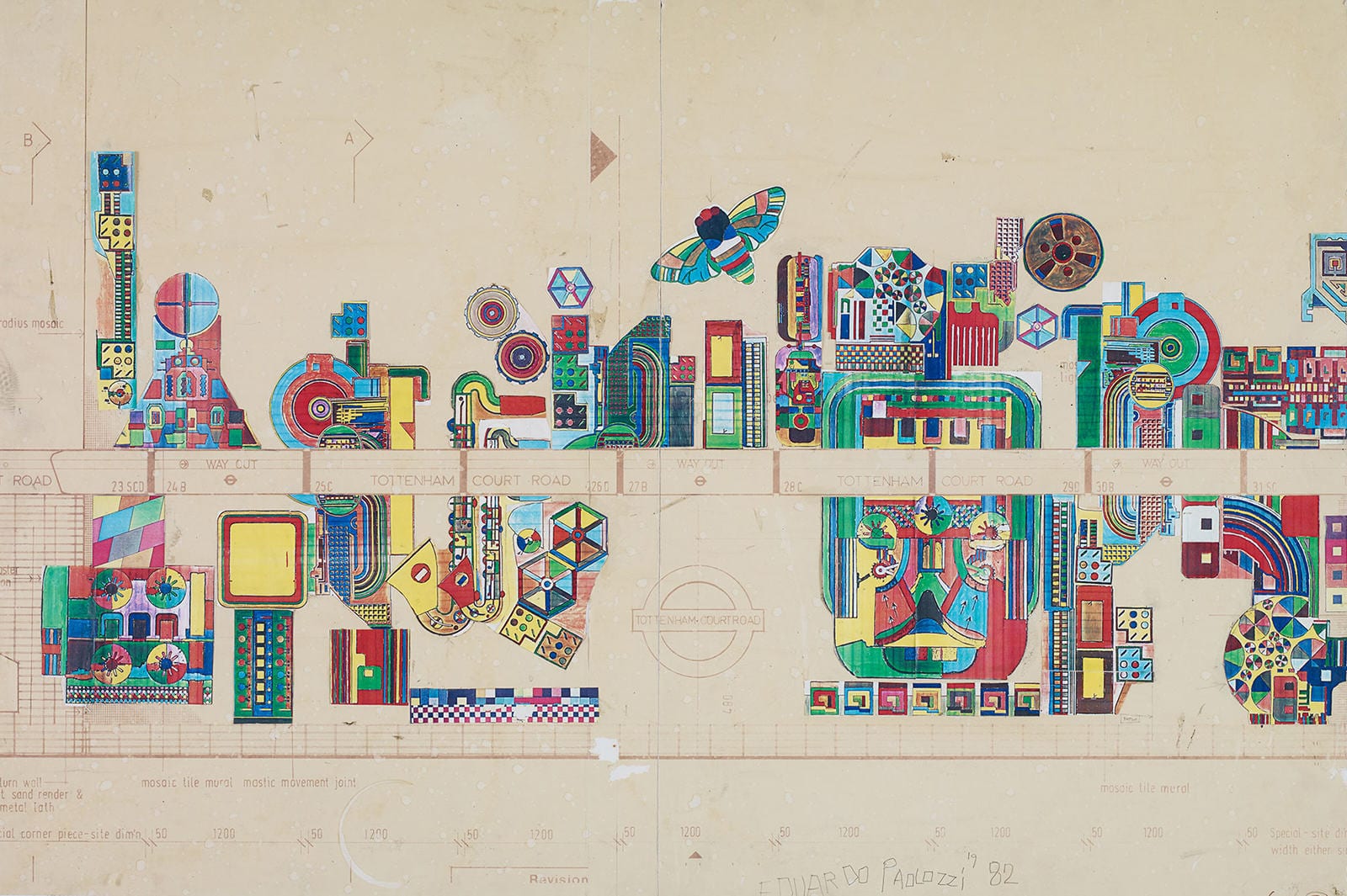 Nueva vida para los mosaicos de Paolozzi