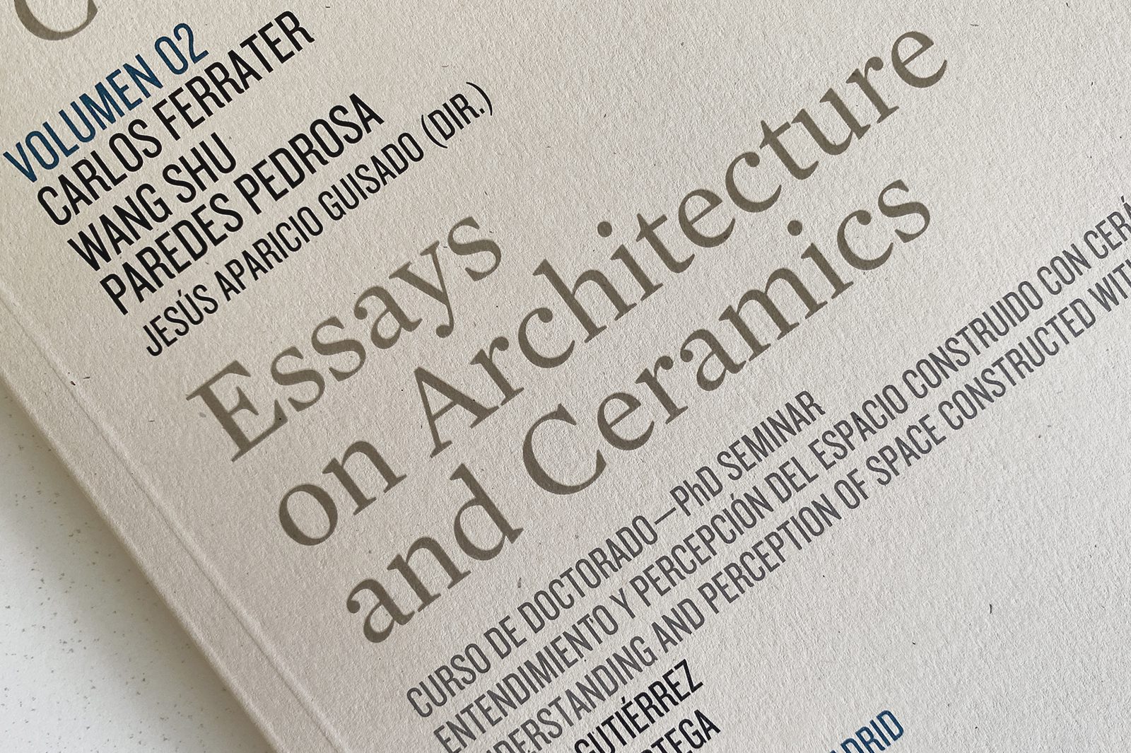 Essays on Architectures and Ceramics II