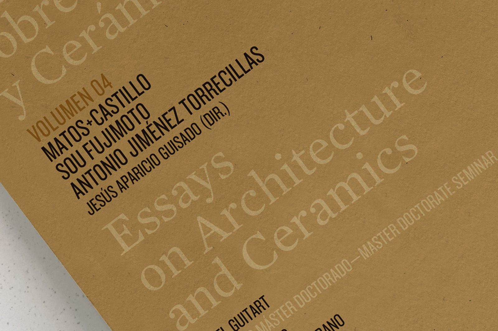 Essays on Architecture and Ceramic IV